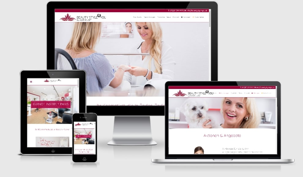 Referenz Website Kosmetikinstitut Beauty Style 4 You Baden-Baden