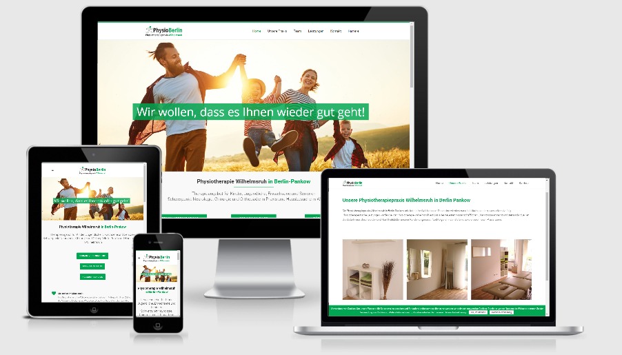 Referenz Website Physiotherapie Judith Bulir Berlin