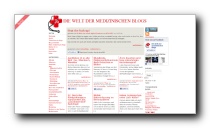 Portal mit News aus Gesundheitsblogs - medicalblogs.de